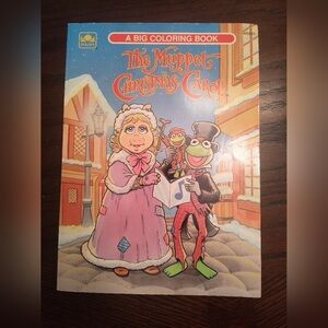 The Muppet Christmas Carol A Big Colouring Book Vintage Golden 1993 Jim Henson